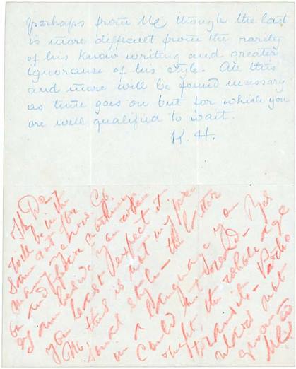 Mahatma Letter - Koot Hoomi - Secret Doctrine