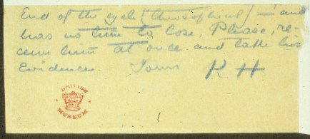 Mahatma Letter from Master Kuthumi